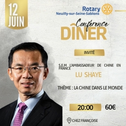 Invitation Dner-confrence  La Chine dans le Monde 